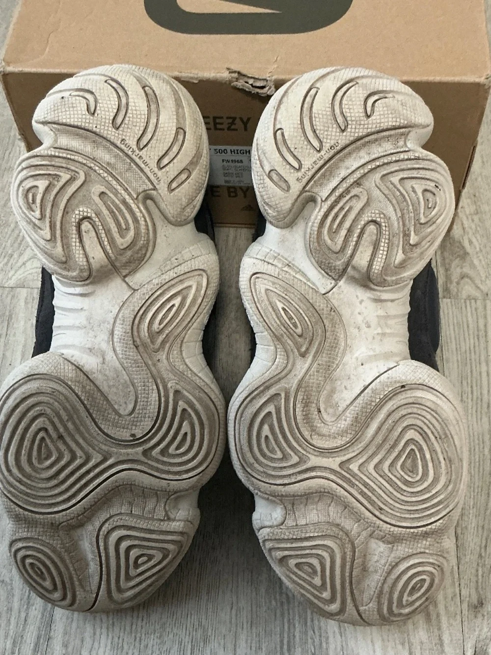 Authentic Adidas Yeezy 500 High Slate